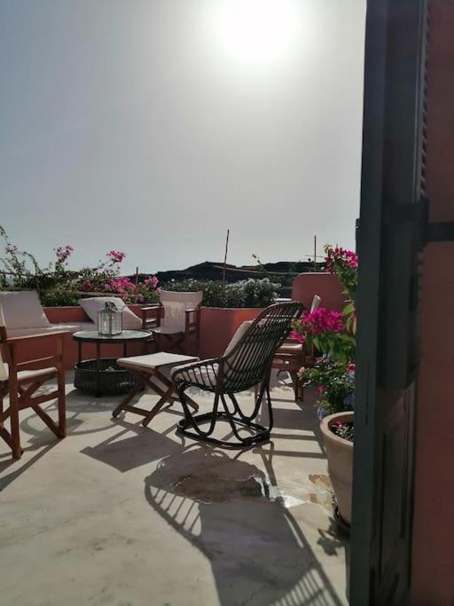 Casa Dei Melograni At Vourlidia Leros Villa Vromolithos Bagian luar foto