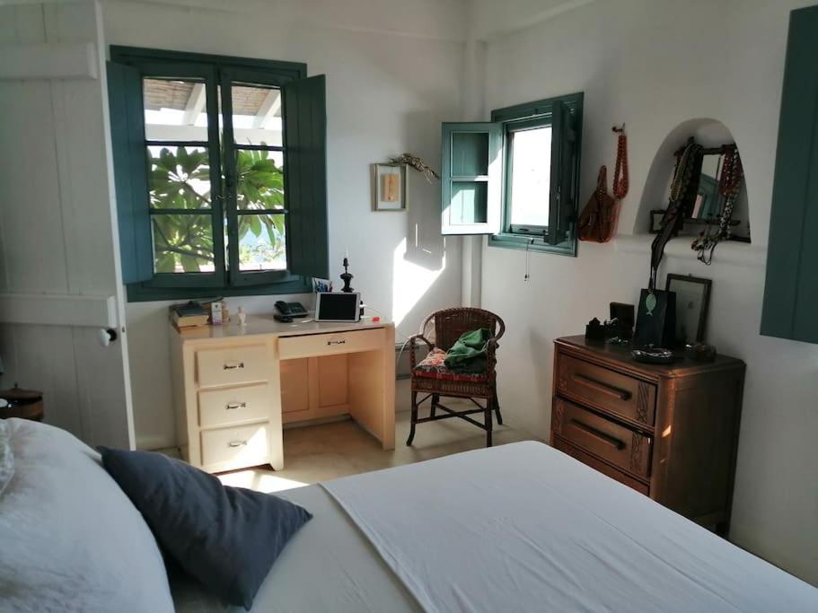 Casa Dei Melograni At Vourlidia Leros Villa Vromolithos Bagian luar foto