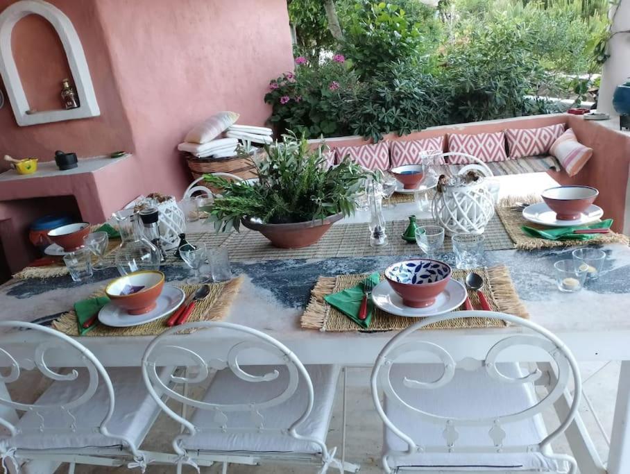 Casa Dei Melograni At Vourlidia Leros Villa Vromolithos Bagian luar foto